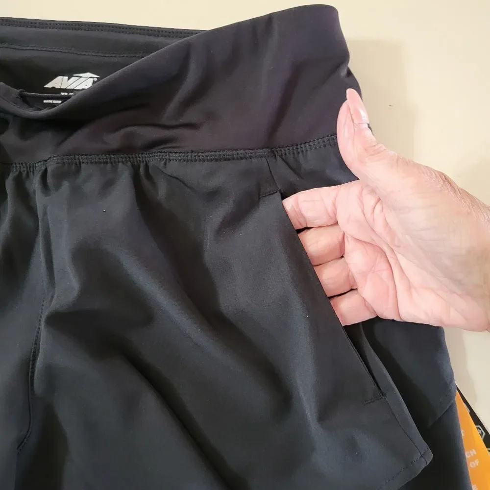 Avia™ Women's Black Running Shorts